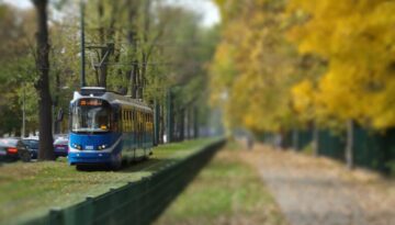 krakw poland tram autumn 981521